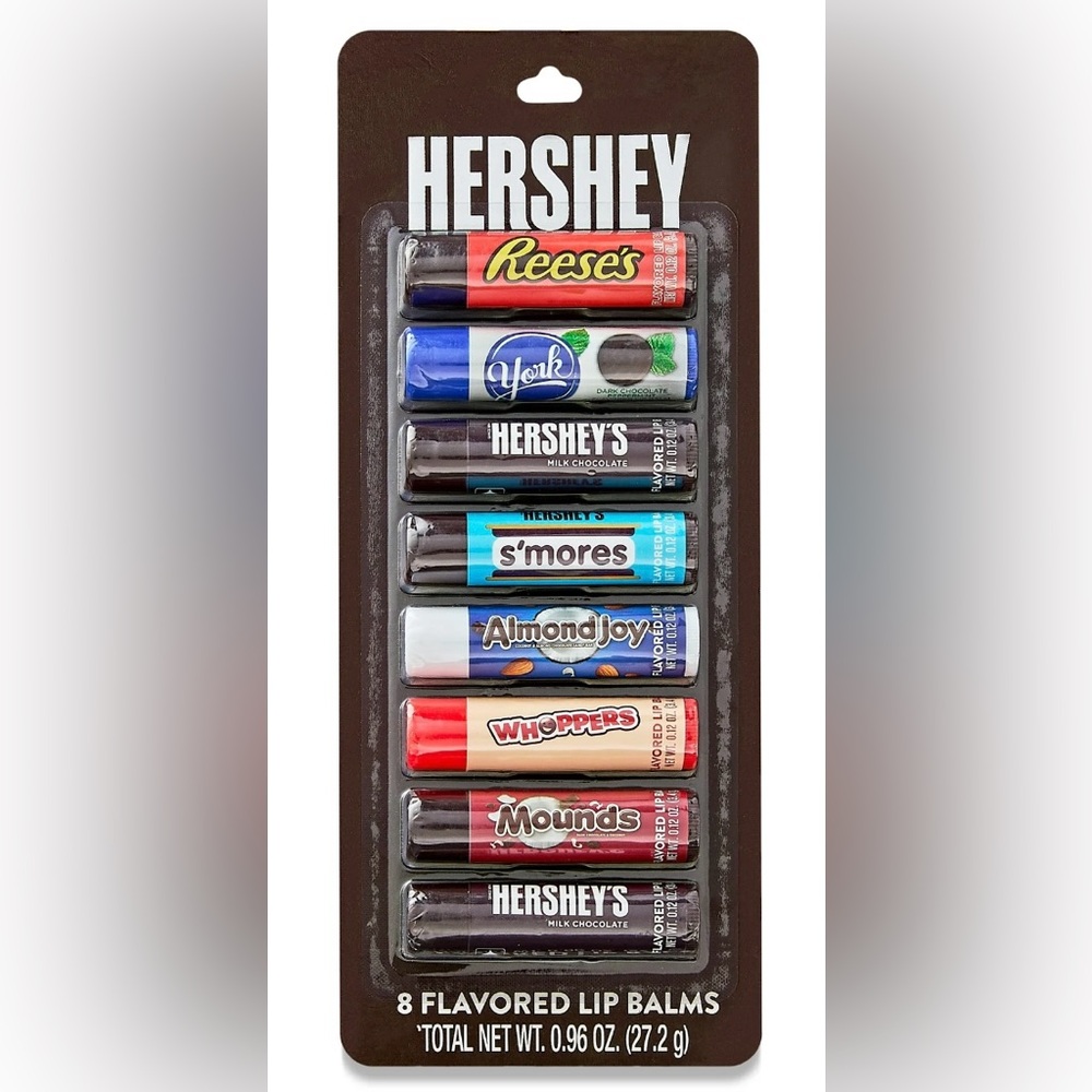 Hershey Flavored Lip Balm, 8 Pack